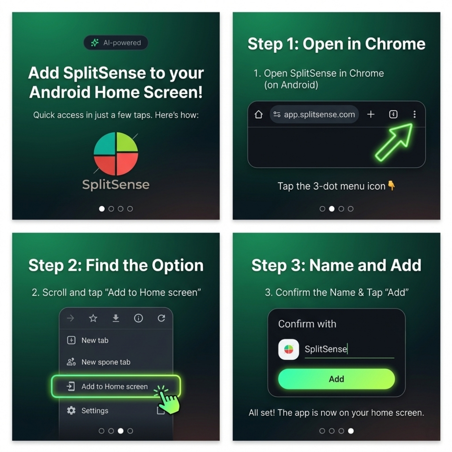 Android install steps